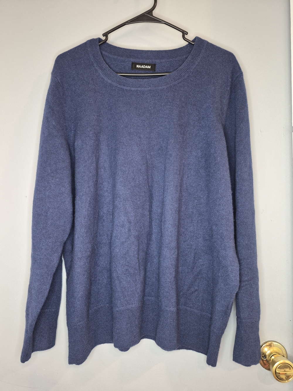 NAADAM Women's Crewneck Cashmere Sweater - Navy Blue